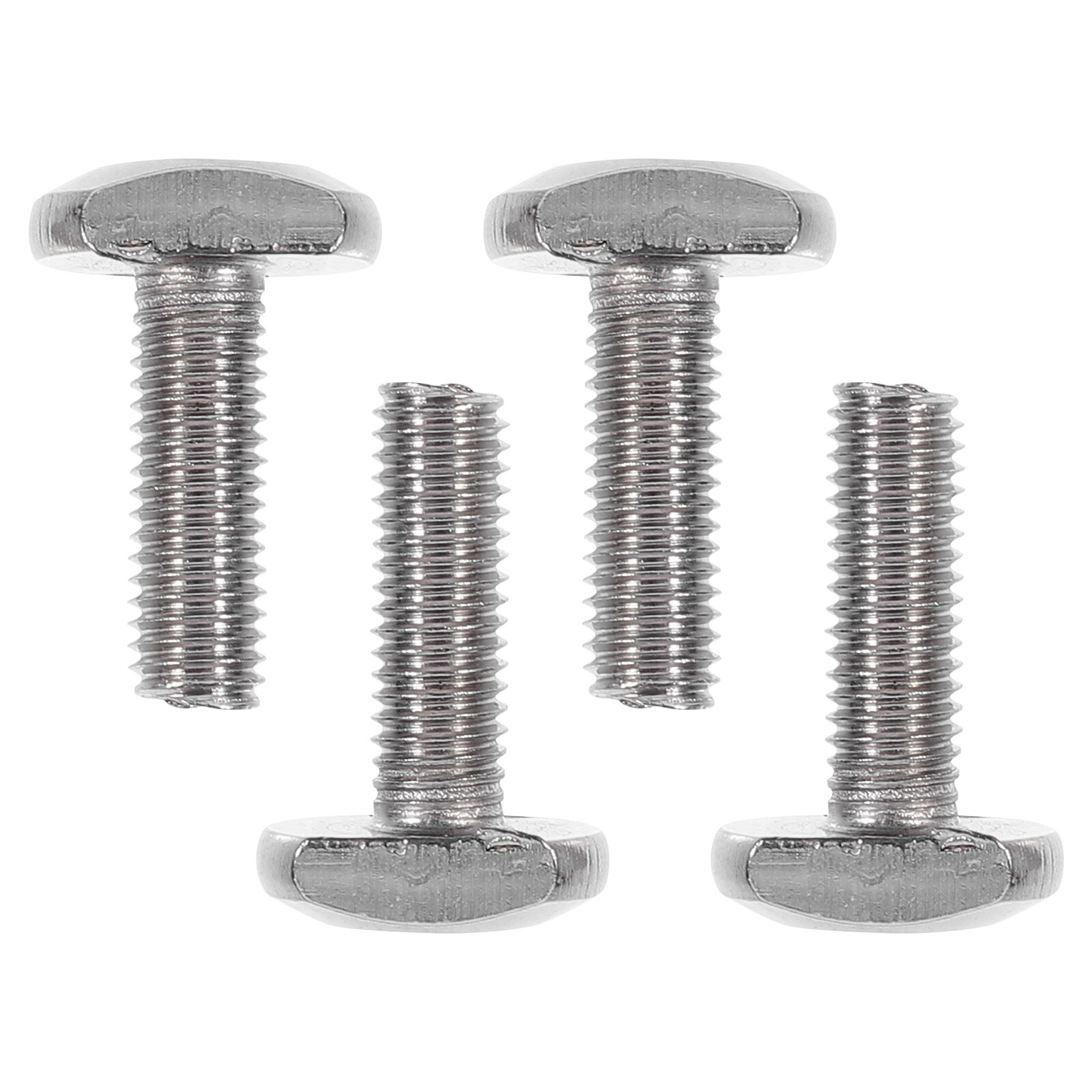 4pcs Long T Shape Bolts Square Head Screws Stainless Machine Screw T-slot Bolts