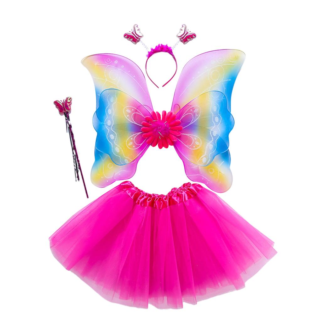 Costume Tutu in tulle arcobaleno