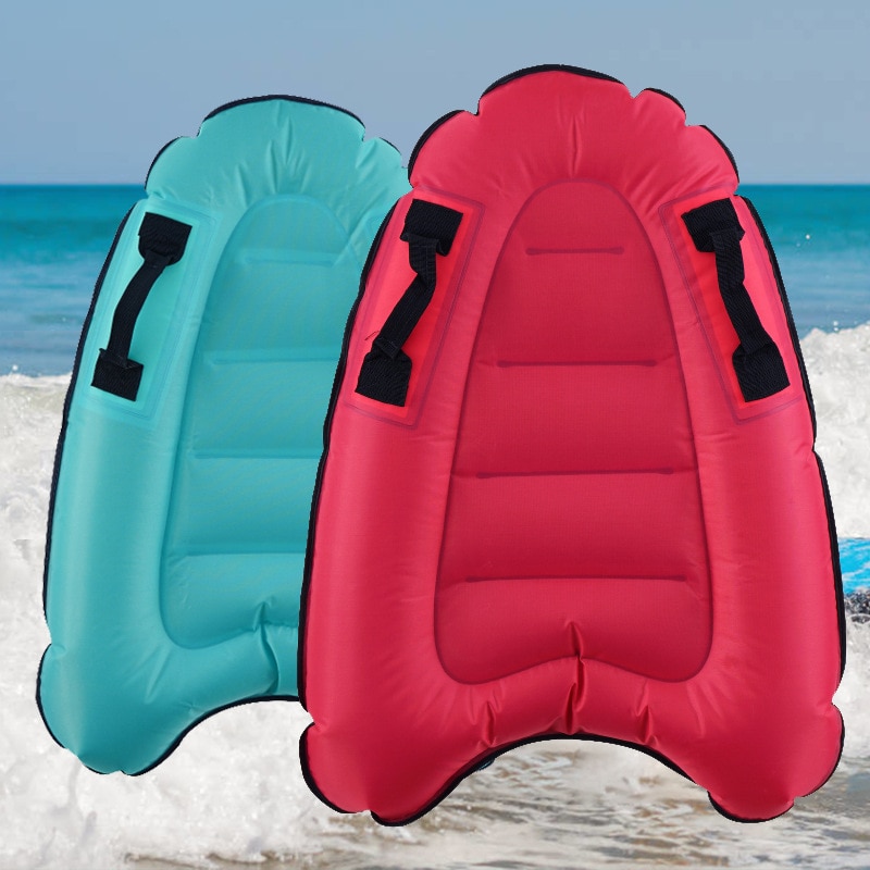 Tabla de surf inflable portátil para exteriores, boya de Color sólido, Kickboard para niños, tabla de surf de mar segura, deportes acuáticos de verano