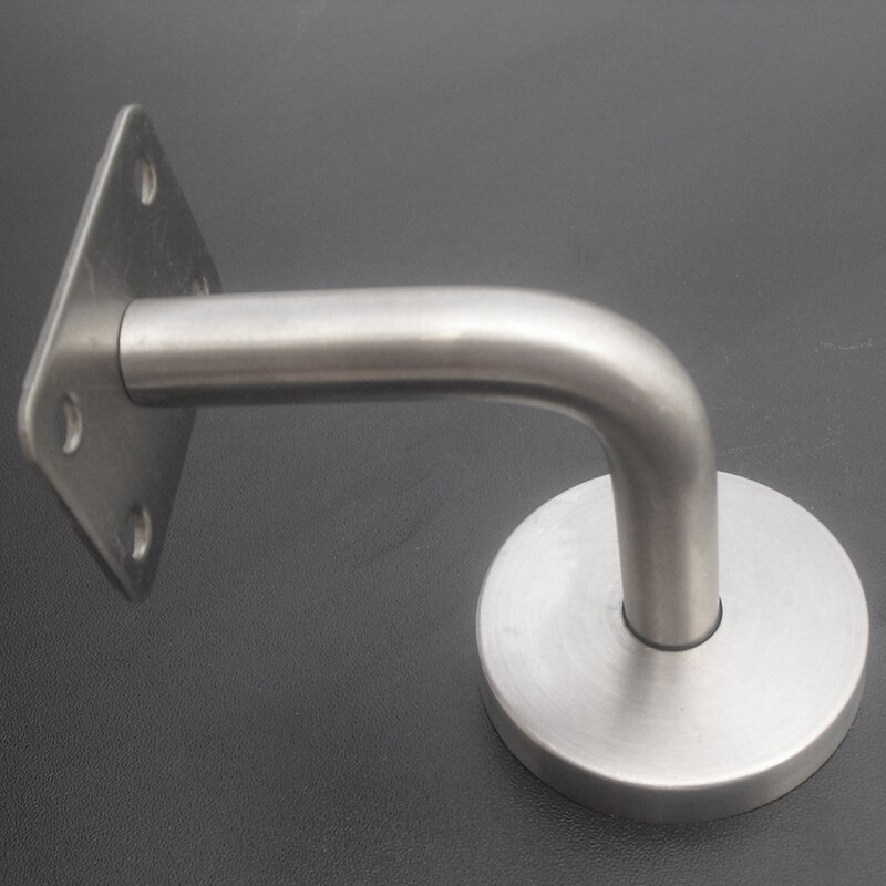 3PCS Replacement Handrail Bannister Stair Rail Supports Brackets for Hotel Gym Villa Restaurant Office Building