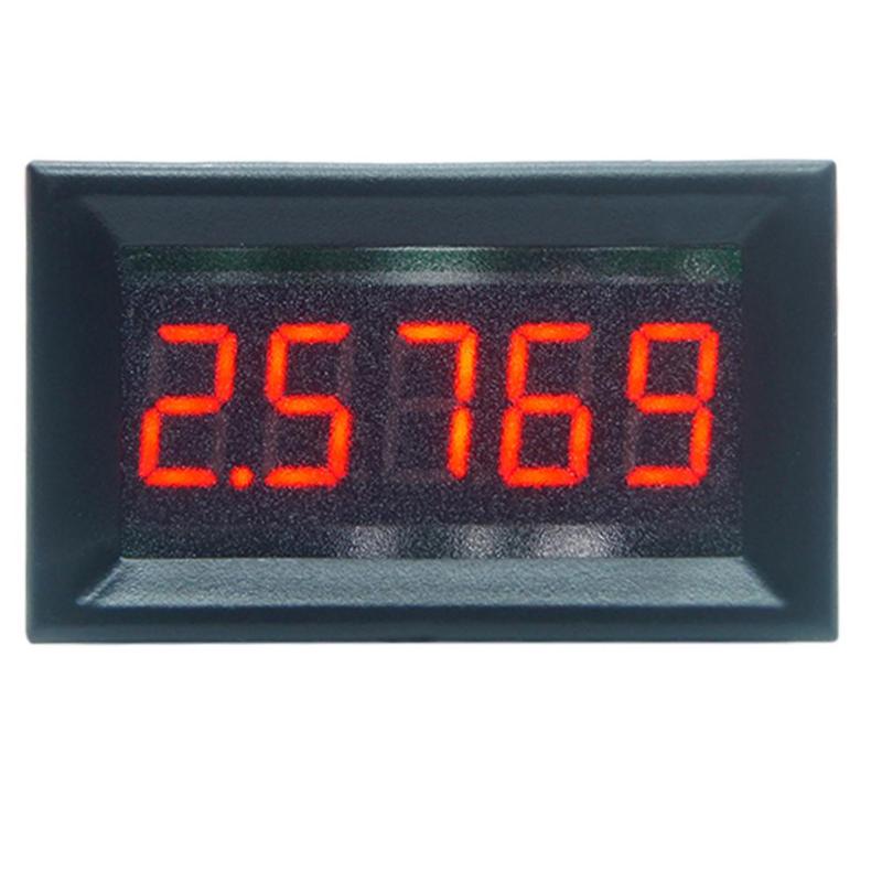 Mini digital amperemeter 0.36 tommer led display høj præcision voltmeter amperemeter panel amp volt spænding strømmåler tester til bil