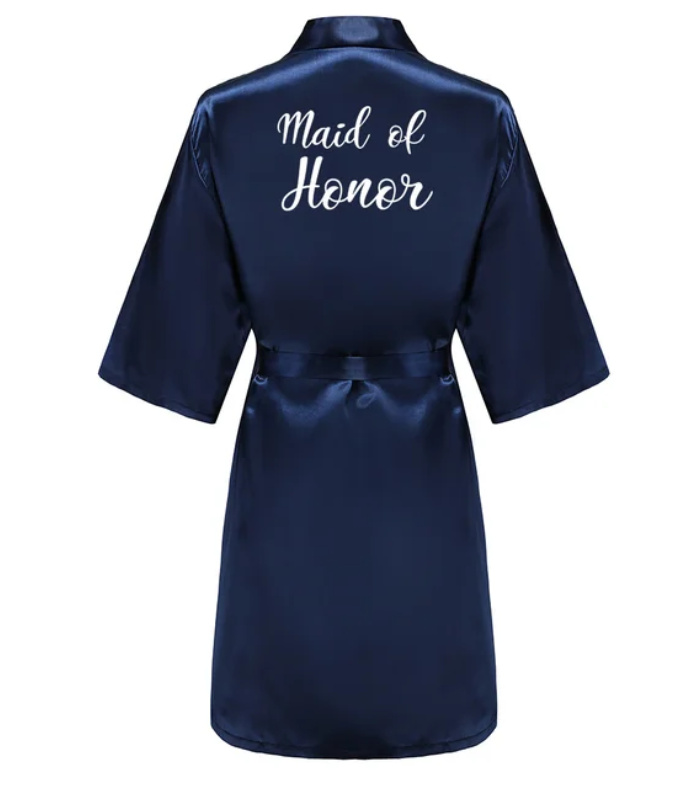 Satin- Seide Roben Hochzeit Bademantel Braut Brautjungfer murmeln Trauzeugin Kleid Frauen Kleidung Nachtwäsche: XL / Grün