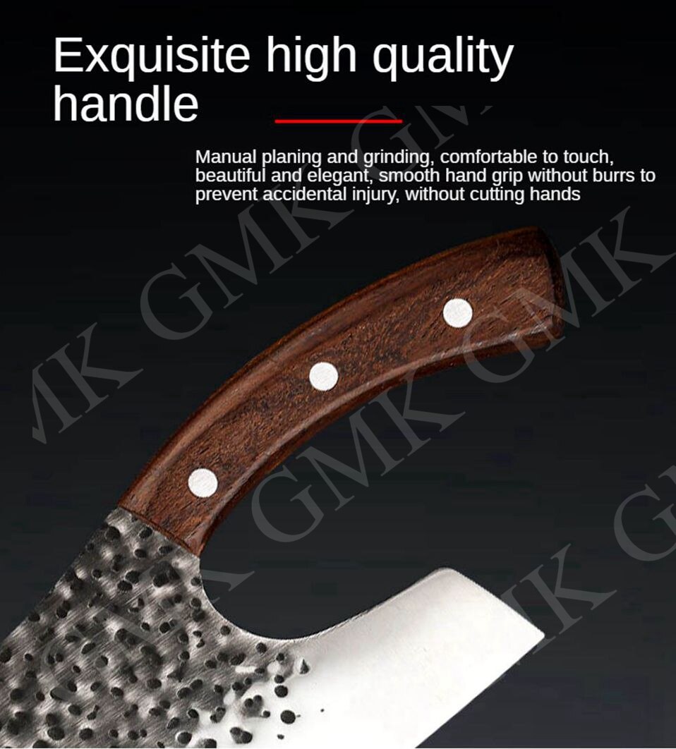 Damask Stainless Steel Kitchen Knives Meat Cleaver Hunting Knife Forged Chefs Knife Sets Hand Made Vegetable Cutter Slicer