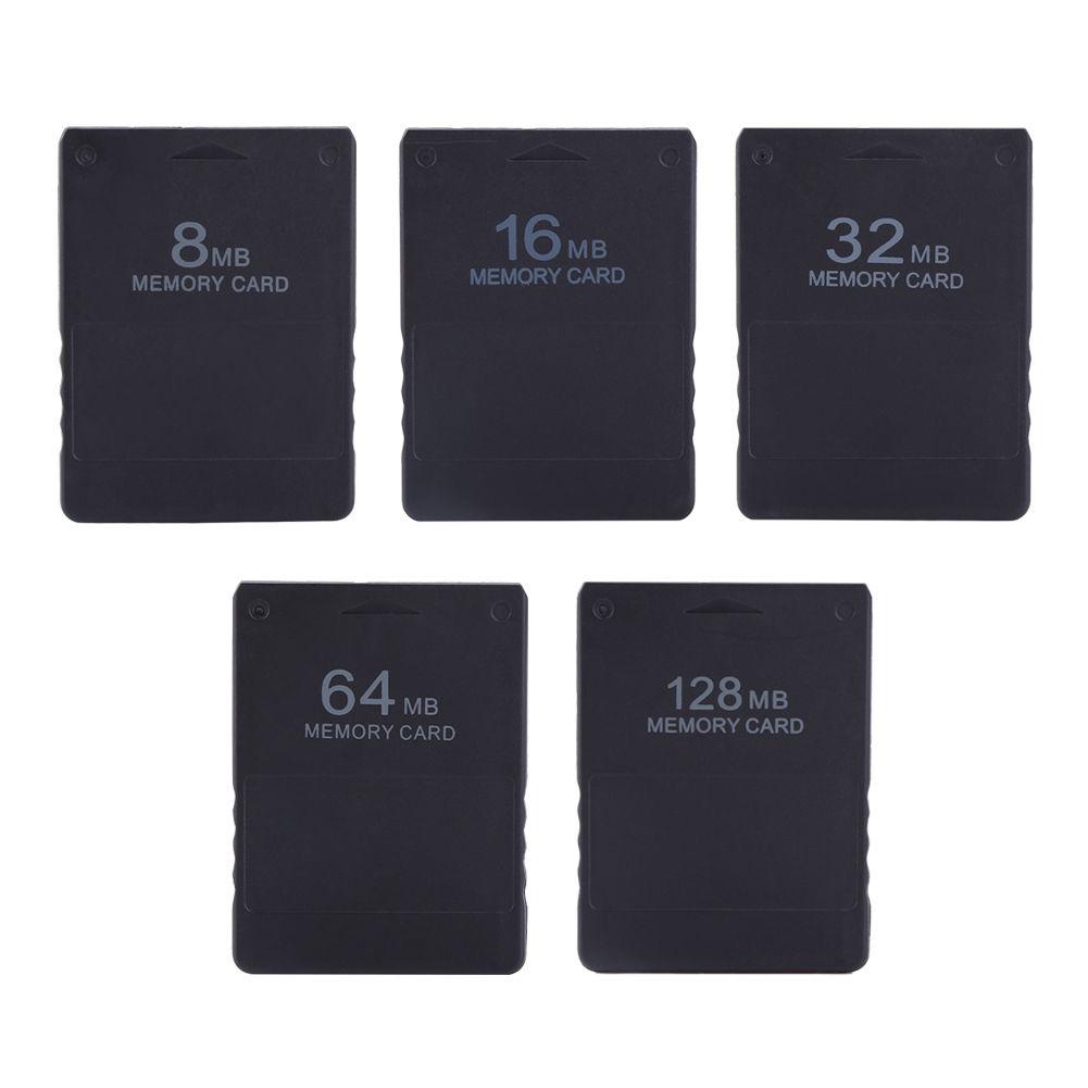 Zwart Geheugenkaart 128Mb 64Mb 32Mb 16M 8Mb Game Sparen Saver Gegevens Stick Module Voor sony PS2 Ps Voor Playstation 2 Game Accessoires