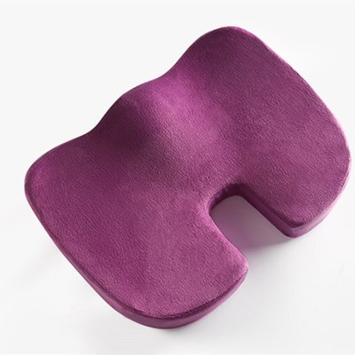 cojín de esponja de Gel cómodo, cojín de espuma con memoria para asiento, cojín en forma de U anti-hemorroides para silla de oficina, cojín para asiento de coche