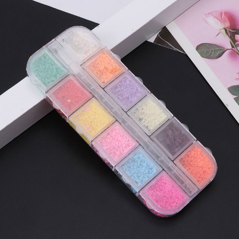 Slime Beads Box Fruit Slice Sprinkles Slime Filler For Handgum Foam Fluffy Slime Clay Mud DIY Supplies Decoration Toys Slime Acc