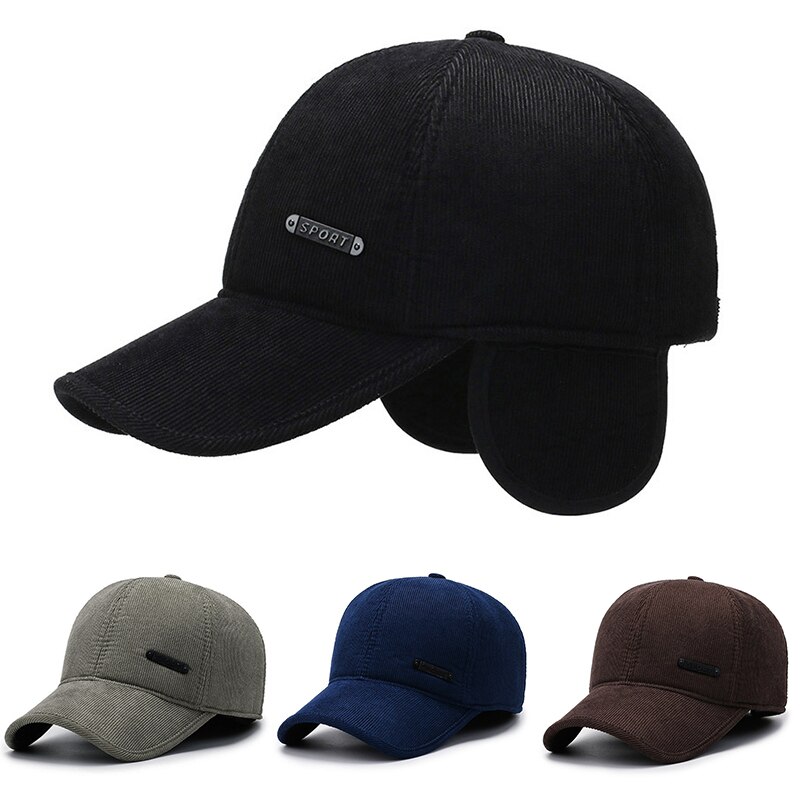 Kaffee Marine Blau Winter Warme Kabel Baseball Kappe Für Männer Frauen Einfarbig Hysterese Hüfte hüpfen Kappen Knochen Trucker Hütte gorras