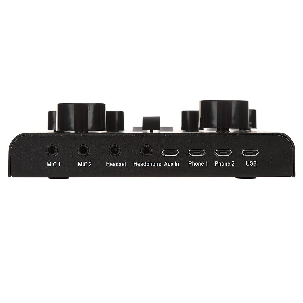 V8 Plus Sound Card Live Universal Internet Outdoor Live Broadcast Equipment ST TL Universal for Computer Pc Mobile Phone