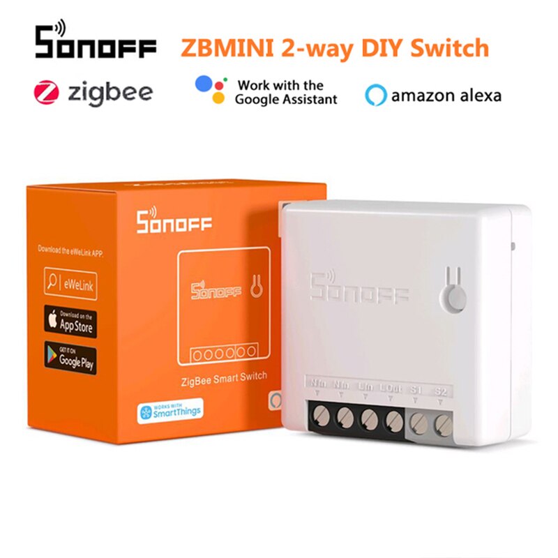 SONOFF ZB Dongle-Plus Zigbee 3,0 USB Universal ZigBee Gateway vía ZHA o Zigbee2MQTT Compatible con ZBMINI SNZB S26R2ZB Alexa: ZBMINI