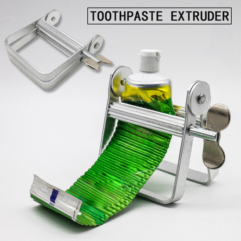 1pcs Tube Squeezer Lazy Toothpaste Dispenser Metal Squeezing Tools Hair Color Dye Cosmetic Paint Squeezer Tube Wringer