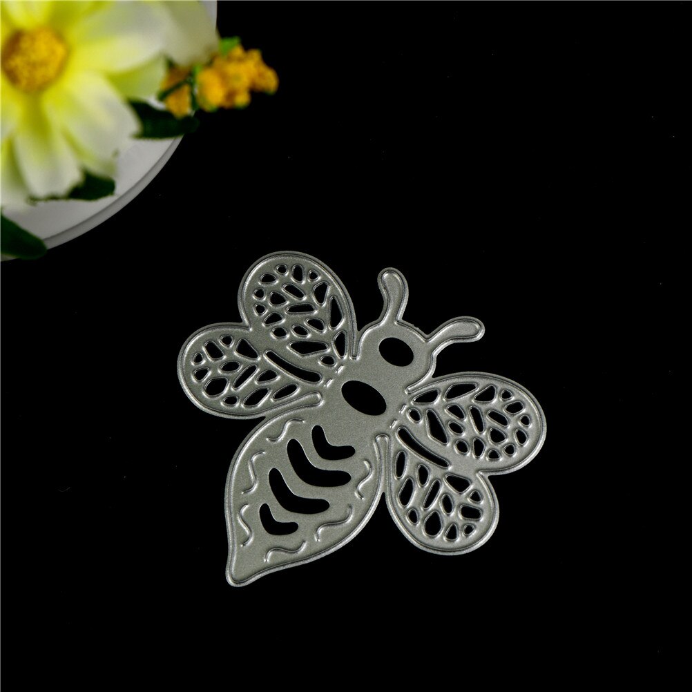 Cute Bee Metal Cutting Dies Stencils For DIY Scrapbooking Wedding Card Photo Album Embossing Crafts: Default Title