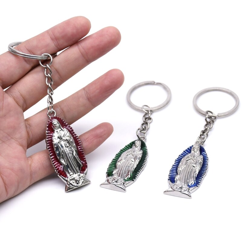 Godin Sleutelhanger Religie Religieuze Sleutelhanger Sieraden Zak Auto Hanger Sleutelhanger QX2E