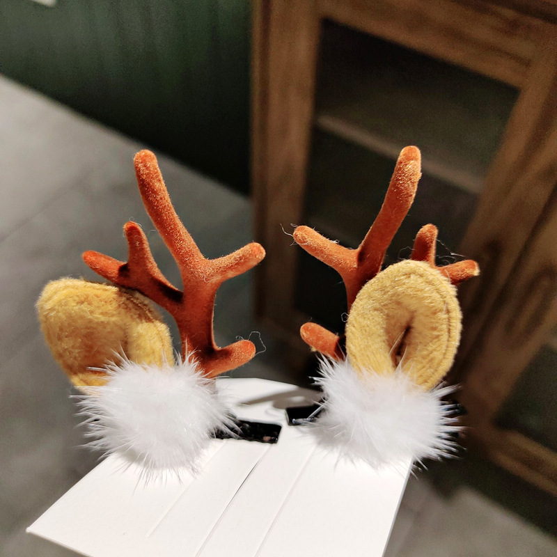 Coiffure mignonne en bois de cerceau de noël, décoration pour la maison, pendentif ornements pour enfants, pour filles,: vert clair