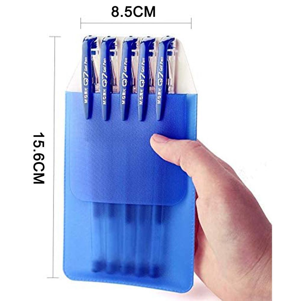 1Pc Kleurrijke Pen Pouch Pvc Pocket Protector Pen Houder Lekken Lekvrije Artsen Voor Pen Verpleegkundigen Ziekenhuis Bag kantoorbenodigdheden