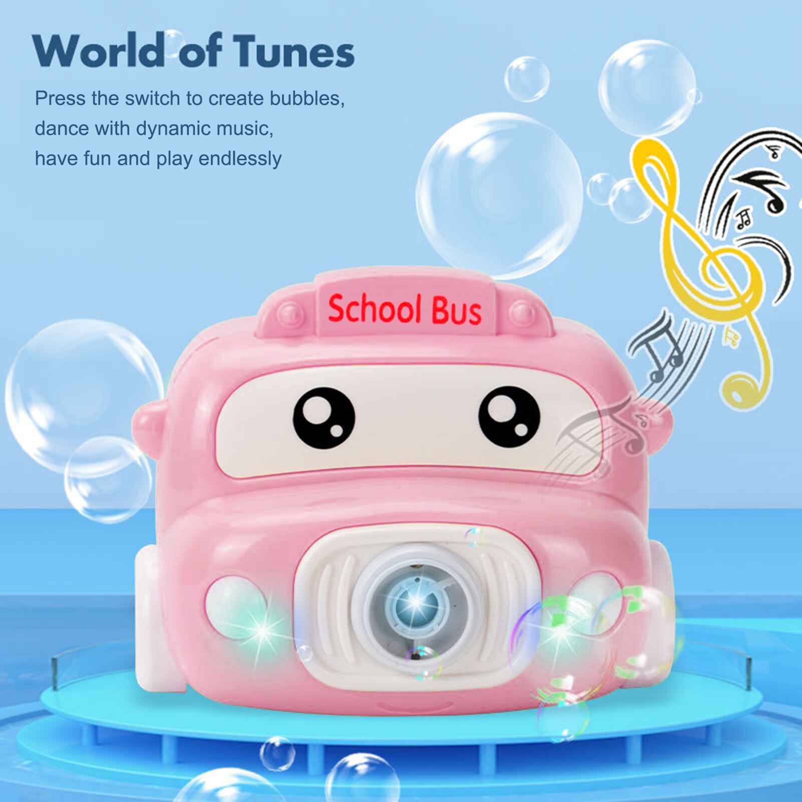 Camera Bubble Machine Automatic Bubble Blower Maker For Kids Cartoon Automatic Bubble Blowing Camera