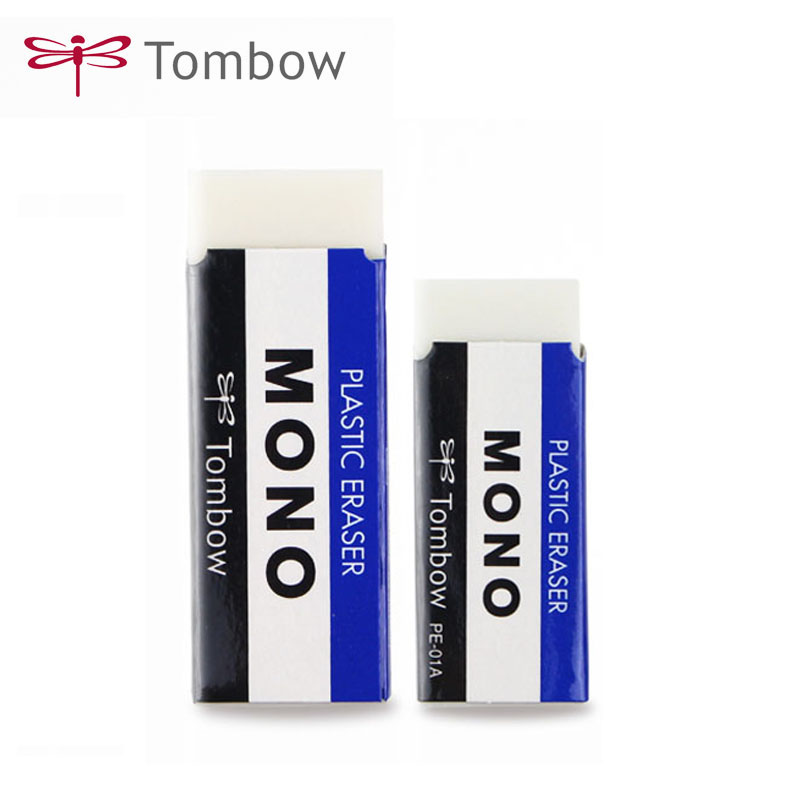 Tombow MONO Plastic Eraser Drawing Eraser PE-01A/03A Rubber borrachas escolar material escolar borrachas