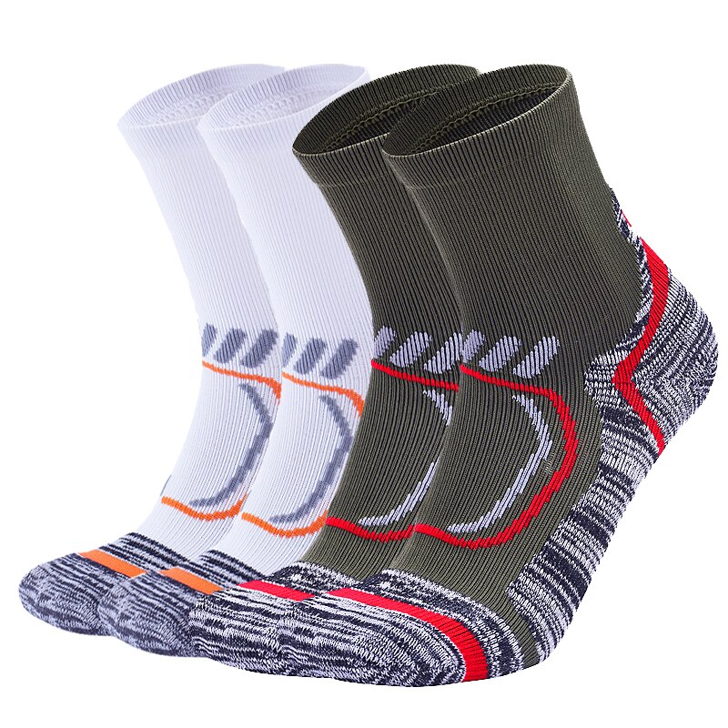4 Pairs/Lot Combed Cotton Men Socks Hiking Hunting Fitness Gym Mountaineering Socks Breathable Football Cycling Sports Socks: 2 / 39-42