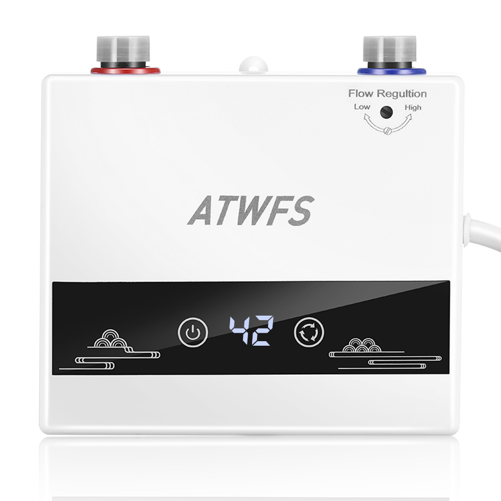 ATWFS 220V 4600W szybki podgrzewacz wody prysznic z ciepłą wodą i domowa kuchnia ogrzewanie przenośne elektryczne grzejniki do łazienki: Default Title