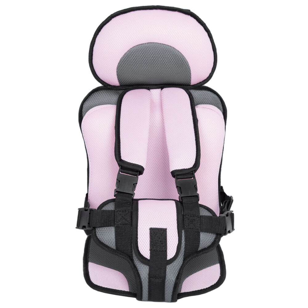 Baby børnesædet måtte til 6 måneder  to 12 år gammel bærbar tykne bløde åndbare stole måtter oddler beskytte måtten: Lyserød