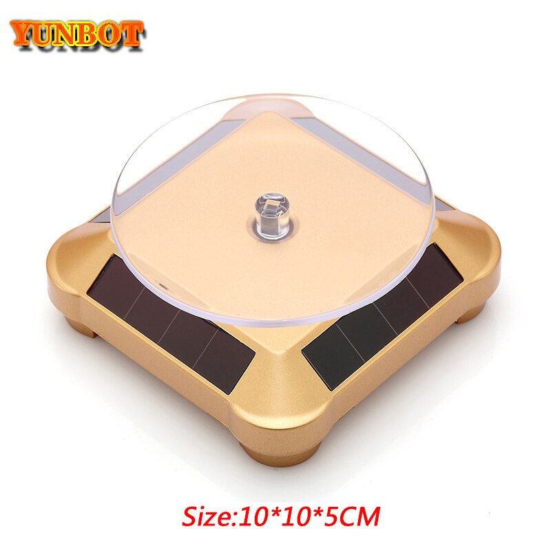 3D printer parts Solar Rotating Showcase Stand 360 Turntable For 3D printer model Display Showcase