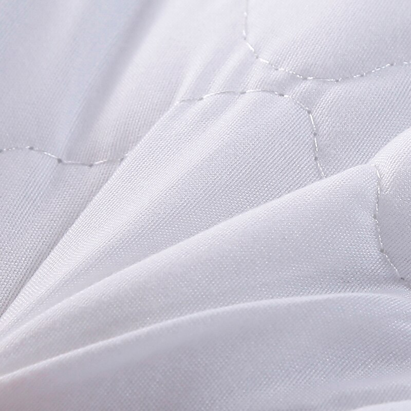 Skridsikker madras top fire hjørne elastisk bælte fix anti dirty madras beskytter hvid quiltet madras betræk til hotel