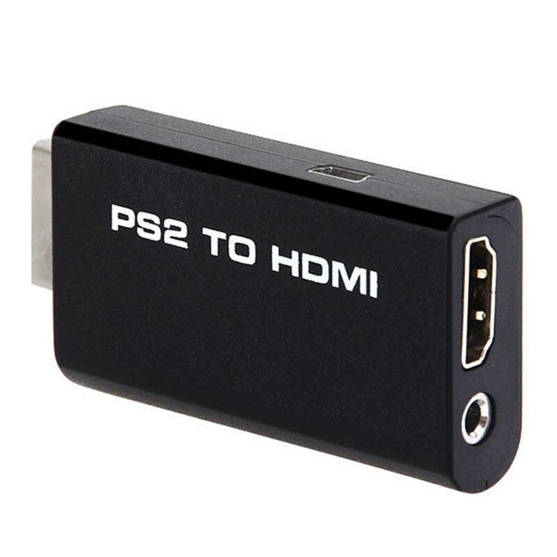 Voor PS2 Naar Hdmi-Compatibel 480i/480P/576i Audio Video Converter Adapter Met 3.5Mm Audio uitgang Ondersteunt Voor PS2 Display Modes