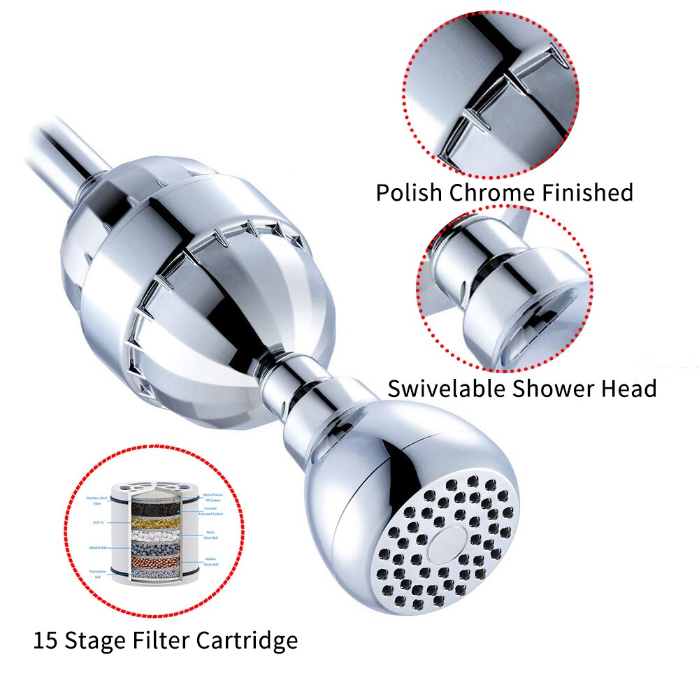 Healthy Negative Ion Shower Head Filter Shower Fil... Grandado