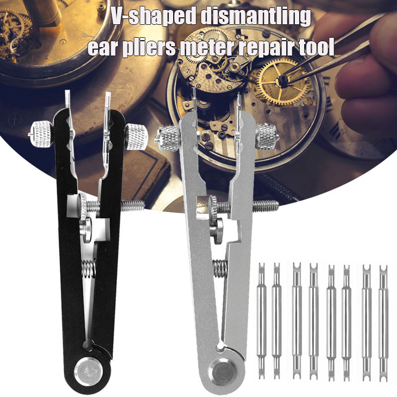 Draagbare Horloge Band Riem Lente Bars Remover Horloge Band Verwijderen Tang Horloge Repareren Tool FS99