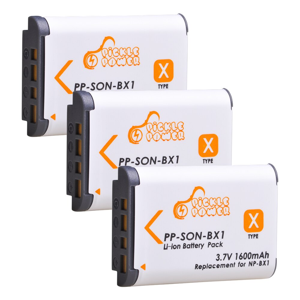 Sony np -bx1 npbx 1 np bx1 -akkulaturisarjat sony fdr -x3000r x3000 rx100 rx100 as300 hx400 hx60 wx350 as300v hdr -as300r -kameroille: 3 akkua