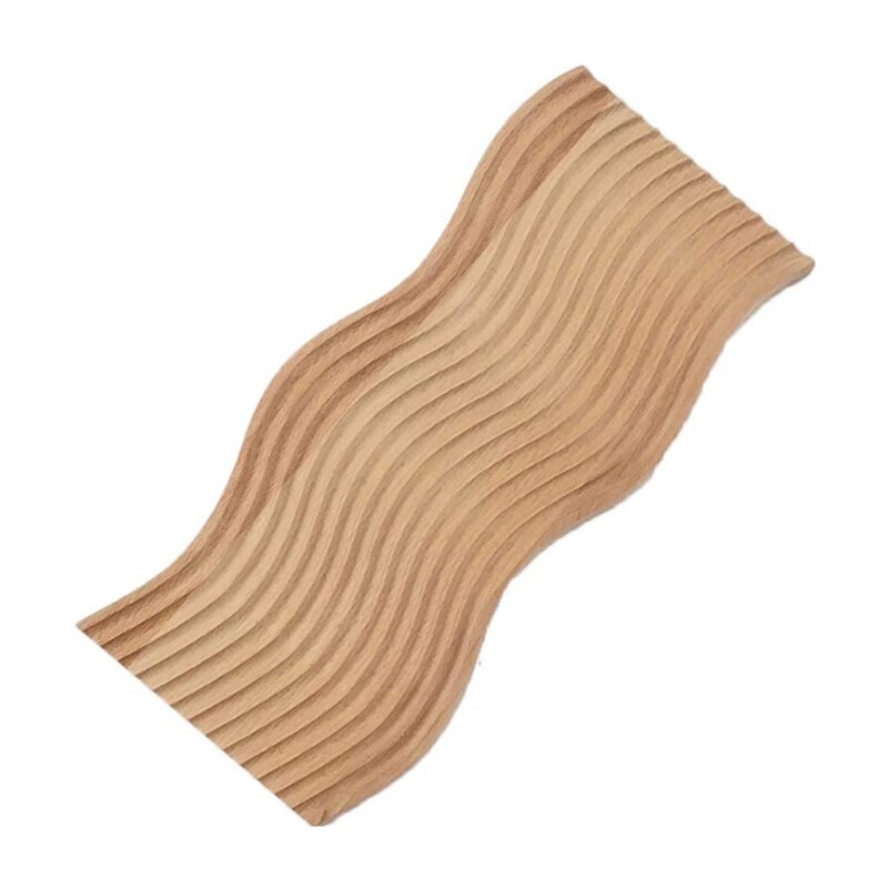 Water Ripple Bread Dessert Tray Cutting Chopping Board Geometric Placement Plate Curved Surface Art Decoration F