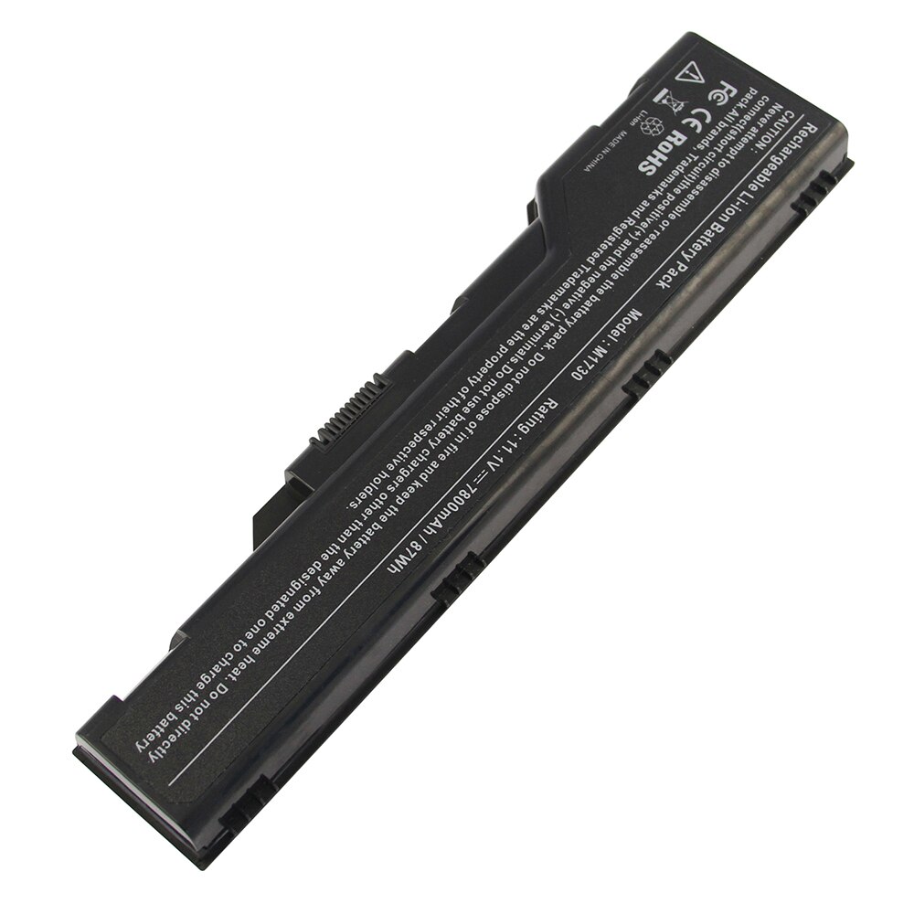 7800mAh for Dell laptop battery XPS M1730 M1730n 312-0680, HG307 WG317 XG510