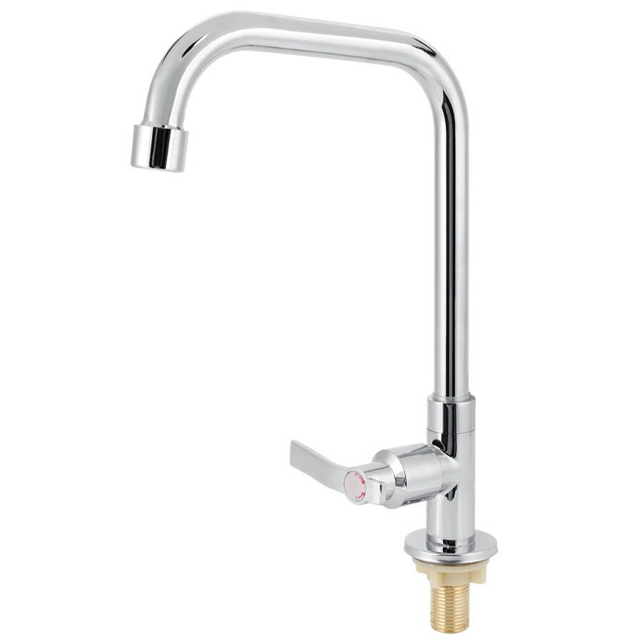 /2in Single Handle Kitchen Sink Water Faucet Single Cold Water Tap Home Parts