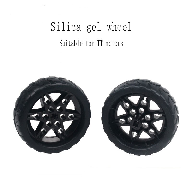Newest Silica wheel /TT motor tyre/DIY accessories are suitable for robots