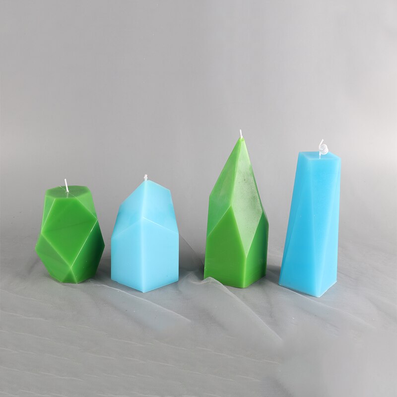 DIY home dec special shapes candle mold making kits shaped marble molds for candles resin mold diy manual wax candles lz71a