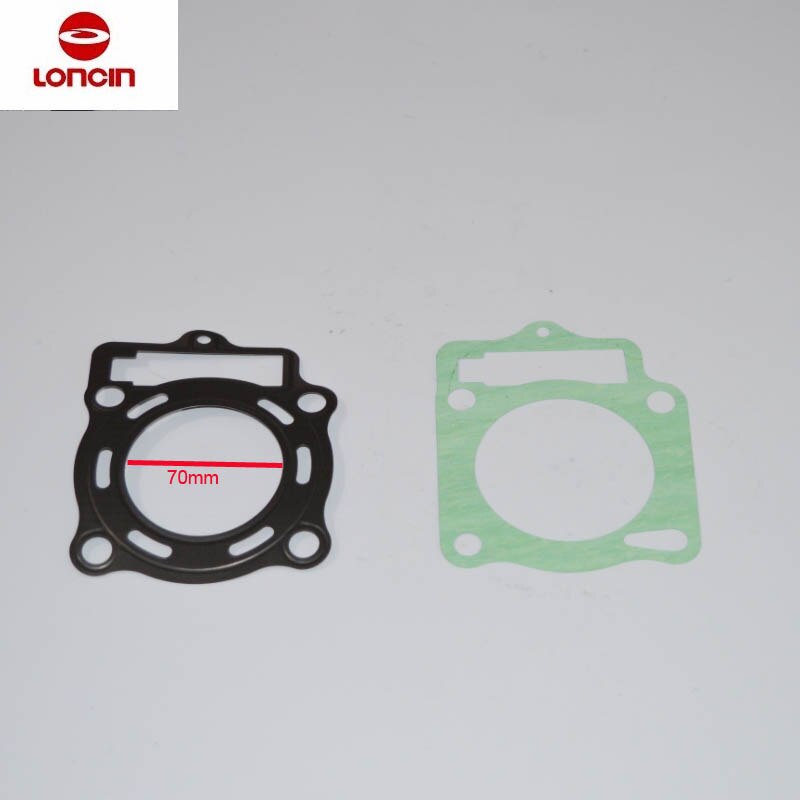 loncin zongshen cb250 air cooled engine gasket kayo dirt bike atv quad 250cc lc166fmm zs165fmm lc170mm zs169mm: Dark Grey