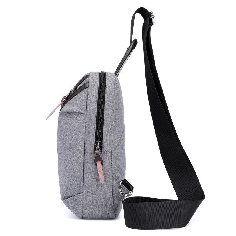 Mandlige skuldertasker crossbody tasker herre anti-tyveri brysttaske sommer kort tur messengers taske brystpakke