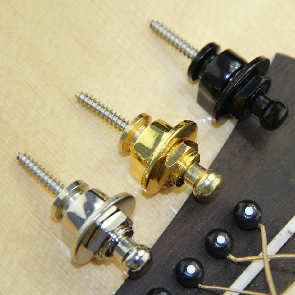 BATESMUSIC 2 Teile/satz Gitarre Strap Lock Straplock Straplok Taste für alle Akustische Elektrische Bass Guitar Strap