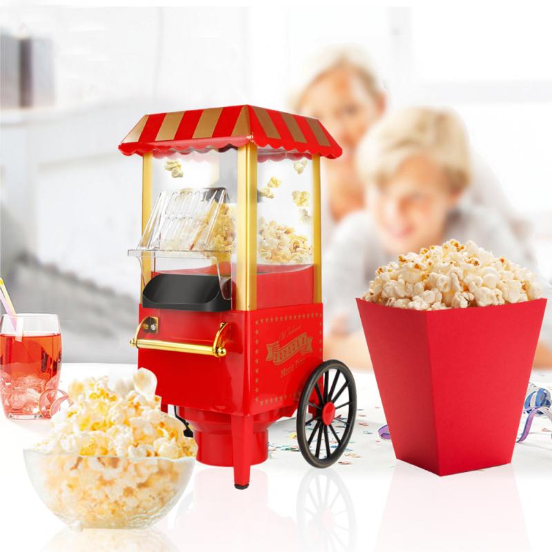 Diy Mini Huishoudelijke Tool Eletric Gezonde Air Olie-Gratis Popcorn Maker Machine Automatische Snacks Voor Kids Kinderen 1200W