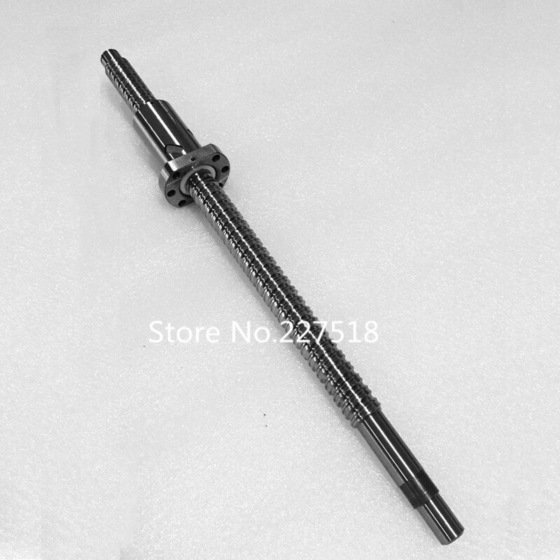 Ball Screw Rolled C7 ballscrew SFU2510 800mm 900 1000 BK20 BF20 End Machined CNC with SFU2510 Ballnut Ball Screw