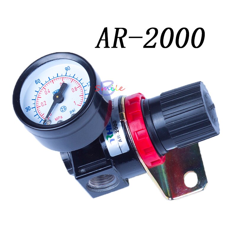 1pcs and Pneumatic Parts Air Control Compressor Relief Regulating Valve AR2000 Pressure Regulating Valve