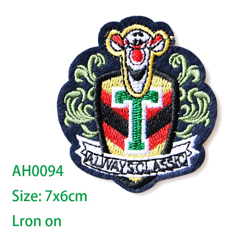 Medaille-icoon van het amerikaanse korps mariniers geborduurd met strijkpatches voor kleding, doe-het-zelf strepen, kledingpatchwork, stickers, aangepaste badges: Ah0094