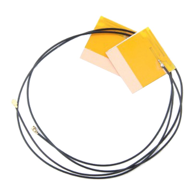 Antena inalámbrica interna para ordenador portátil, adaptador LAN inalámbrico, antena WiFi, 1 par, para 6230 3160AC 7260HMW, MINI PCI-E U.FL: Default Title