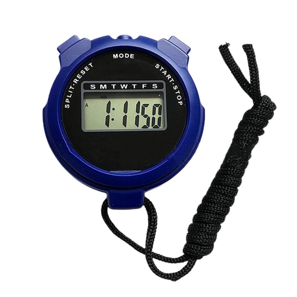 Portable Handheld Waterproof Digital Timer Lcd Stopwatch Chronograph Sports Stopwatch Timer Counter With Strap