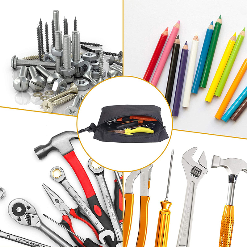 Utility Waterproof Hand Repair Tool Bag Zipper Hardware Storage Toolkit Make Up Travel Organizer Hand Bag