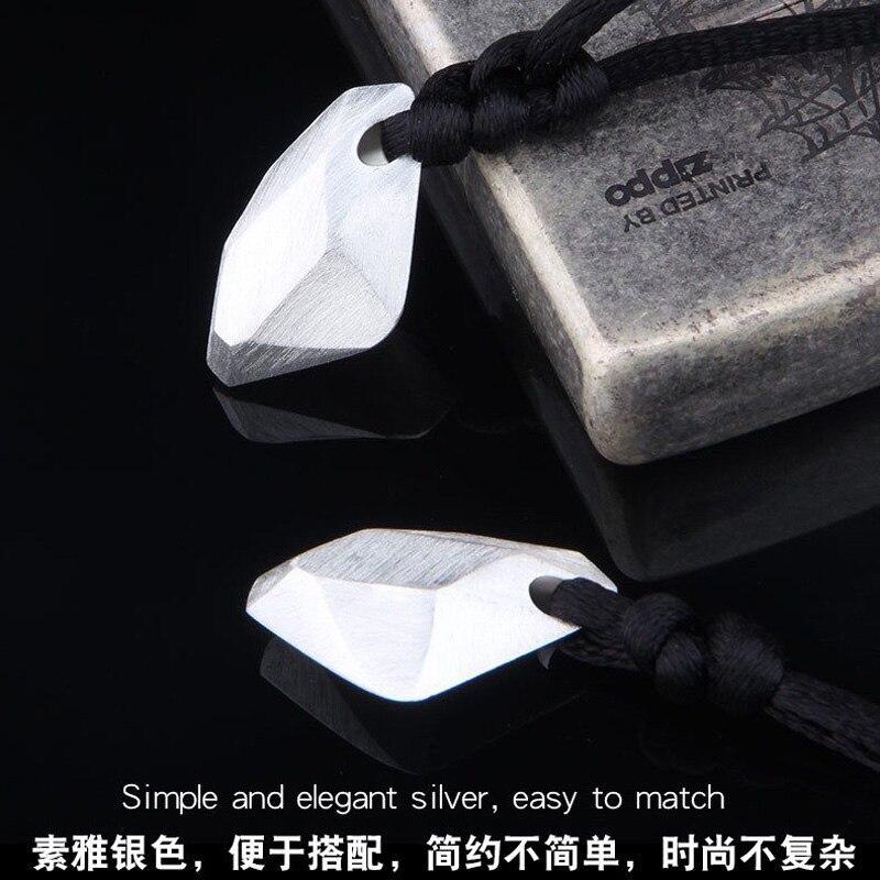 OL Geometric pendant 925 sterling silver necklace for Women Jewelry
