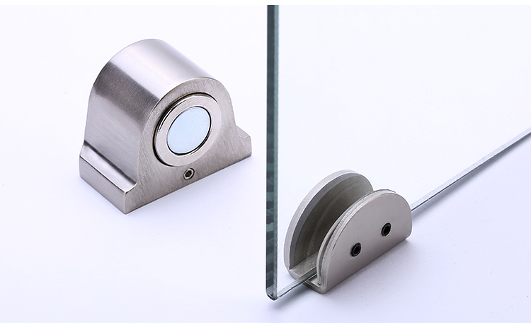 1 Magneet Glazen Deur Stop Rvs Deurstopper Magnetische Deur Houder Wc Glas Deur Deurstop Meubels Hardware Tool