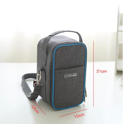 One-shoulder Portable Fresh-keeping Ice Bag Square Aluminum Film Thermos Bag Summer Beverage Refrigerated Bag Thermos Cup Sheath