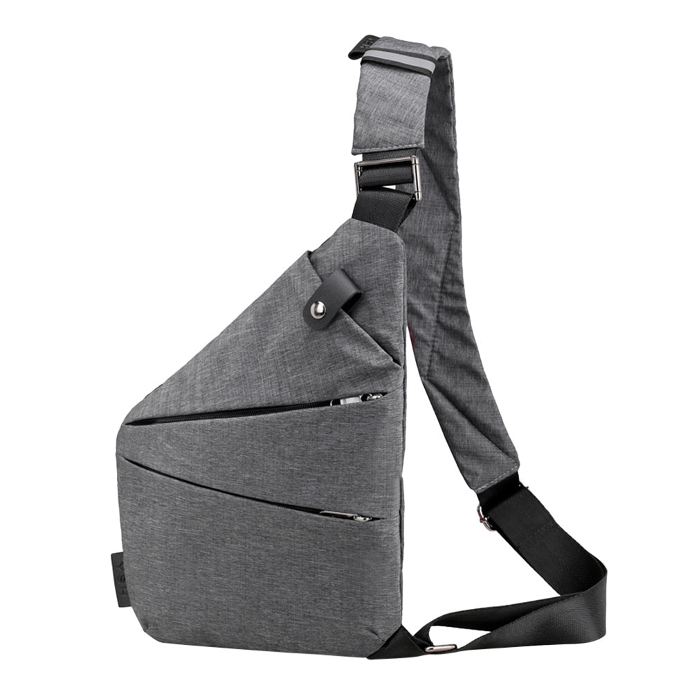 Männer Schlinge Tasche Männlichen lässig Leinwand Brust Tasche Anti Diebstahl Umhängetaschen Einkaufen Sport Schüler Handtaschen Schulter Bote: A