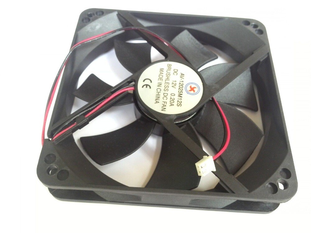 1PCSDC 2Pin 12V DC Fans 120mm x 120mm x 25mm Brush... – Grandado
