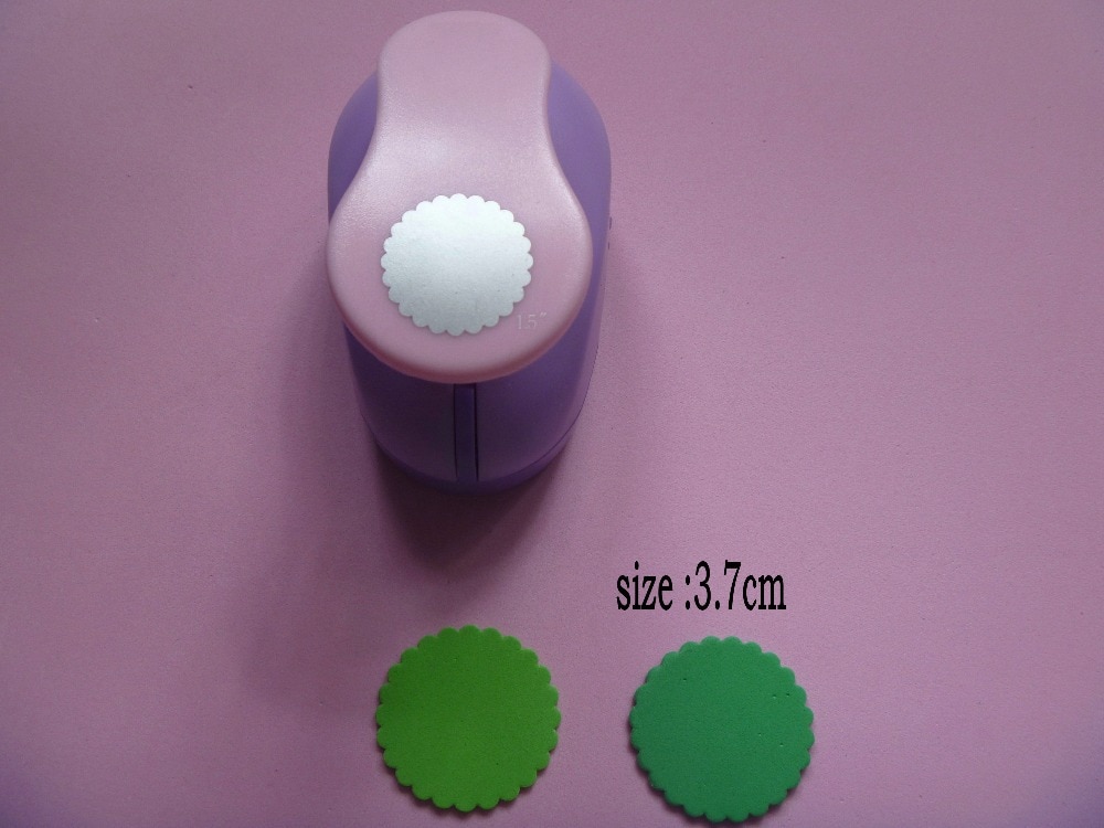 2.5 cm-7.5 cm fala koło dziurkacz ręczny perfurador de EVA dla dzieci robić scrapbookingu scrapbooking dziurkacz papieru dziurkacze z pianki EVA cios